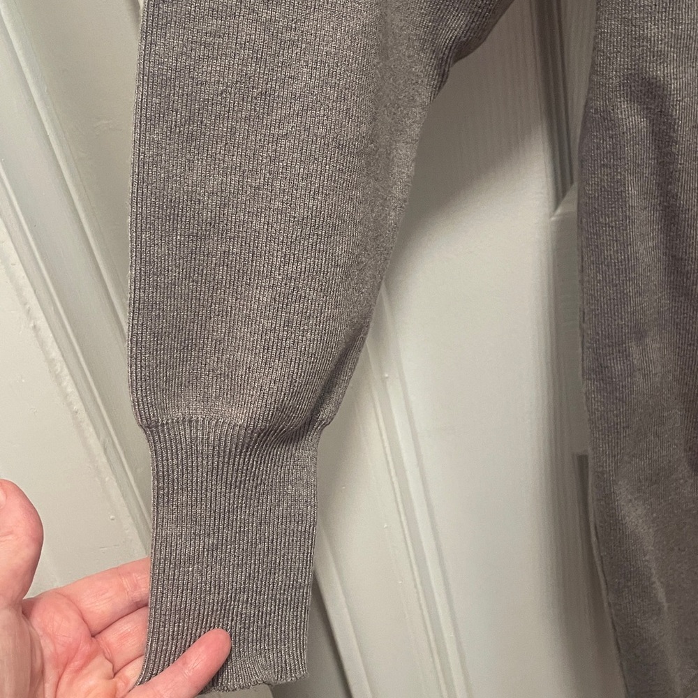 Fab’rik Charcoal Long Sleeve top/dress NWT - Picture 2 of 6